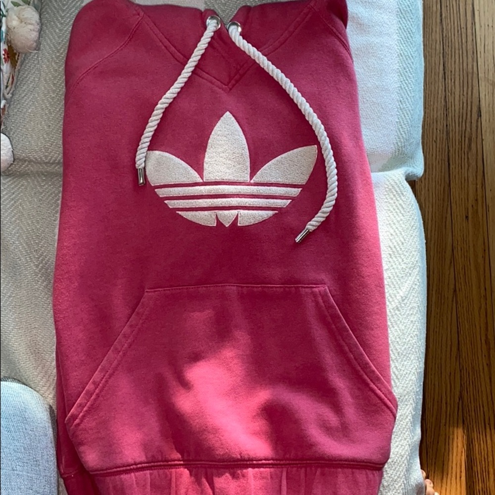 Adidas pink hoodie
